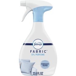 Item 600743, Refresher keeps fabrics fresh and eliminates odor with 0% perfumes.