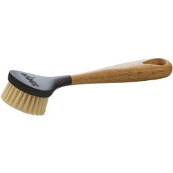 Item 600903, Rubber wood handle with natural lacquer finish and plastic head with dense