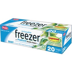 Item 600912, Reclosable freezer bags with Freshlock double zipper protect food from 
