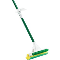 Item 600932, Green pads help lift the dirt away, while the built-in scrub brush breaks 