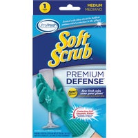 12812-16 Soft Scrub Premium Defense Rubber Glove