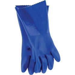 Item 600972, Heavy-duty cleaning gloves have nonslip palm and fingers.