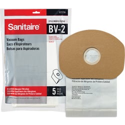 Item 601206, Sanitaire replacement vacuum cleaner bags. Compatible with Model SC412.