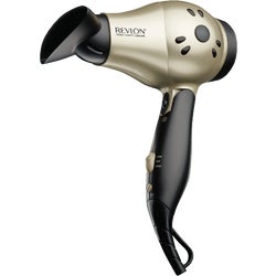 Item 601229, Compact design hair dryer features: Ionic technology, 3X ceramic coating, 2