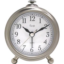 Item 601234, Accurate quartz movement analog alarm clock features: ascending alarm, 