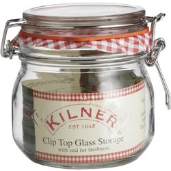 Item 601573, Kilner clip top storage jars are perfect for storing dry food and 