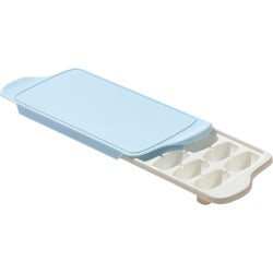 Item 601614, Cover allows release of as many ice cubes as needed, allows trays or other 