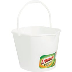 Item 602040, The 3 gallon bucket has a sturdy plastic handle with an extra thick comfort
