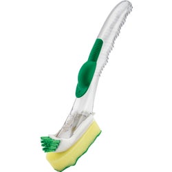 Item 602076, Add your favorite dish soap to scrubbing dish wand with scrub brush.