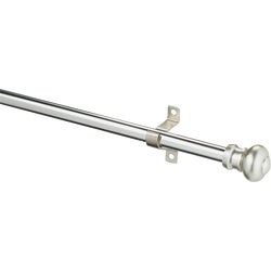 Item 602172, 7/16 In. diameter cafe rod has a bracket clearance of 3/4 In.