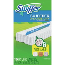 Item 602353, Replacement cloths for Swiffer Max starter kit.