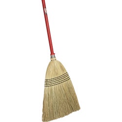 Item 602419, This is an old-fashioned style, wire, hand-wound corn-broom.