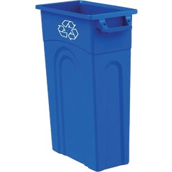 Item 602471, Highboy recycling container is ideal for tight spaces.