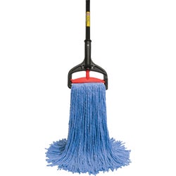 Item 602646, Commercial grade cut-end mop with Quick-Way plastic mop stick.