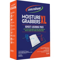 Item 602757, Concrobium Moisture Grabbers XL provide humidity reduction technology for 