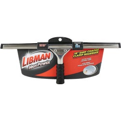 Item 602975, 18 In. easy change clamp squeegee is extra wide for big jobs.