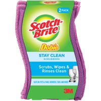 202 3M Scotch-Brite Stay Clean Scrubber