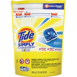 Item 603490, High efficiency laundry detergent fights dirt and odors.