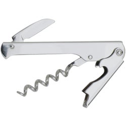 Item 604723, Norpros Waiter's Corkscrew Bottle/Can Opener is chrome-plated and is ideal 