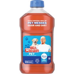 Item 604937, Multi-surface pet cleaner with Febreze odor defense not only has the muscle