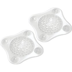 Item 605583, Prevent clogged shower drains with the iDesign Shower Stall Drain Protector