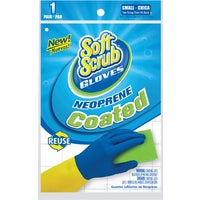 12681-26 Soft Scrub Neoprene Coated Latex Rubber Glove