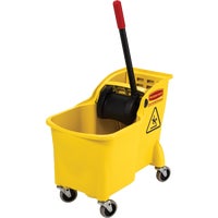 1887304 Rubbermaid Commercial Tandem Bucket and Wringer
