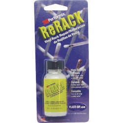 Item 608157, Perfomix Brand ReRACK vinyl rack repair coating allows you to touch-up 