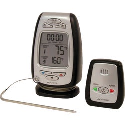Item 608785, Wireless Barbeque cooking thermometer includes a wireless pager with clip, 