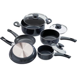 Item 608947, The ecolution aluminum cookware heats consistently and uniformly.