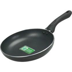 Item 608963, Signature leaf design with grooves on the bottom of the Ecolution fry pan 