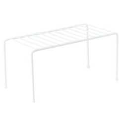 Item 610182, Sturdy wire with white vinyl coating. Adds extra space.
