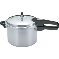 Item 610592, Quick, even heating pressure cooker cuts cooking time up to two-thirds.