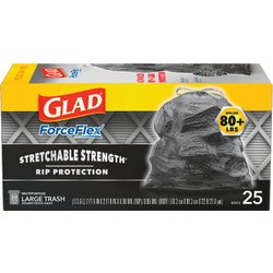 Item 611029, ForceFlex technology and double bag protection stretches to prevent rips 