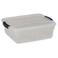 RMCC160000 Rubbermaid Clever Store Latching Lid Storage Tote