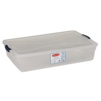 RMCC410001 Rubbermaid Clever Store Latching Lid Storage Tote