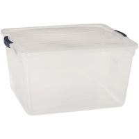RMCC710000 Rubbermaid Clever Store Latching Lid Storage Tote