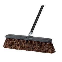 Item 612952, Palmyra broom with 4 In. trim. Use outdoors, wet or dry surfaces. 60 In.