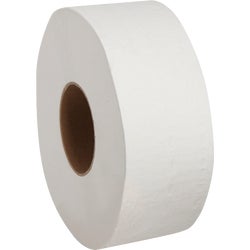 Item 614286, Jumbo roll toilet tissue is designed for use in dispensers.