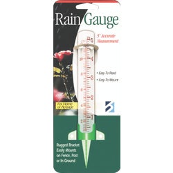 Item 614320, 5" accurate measurement for precise rain measurement or watering of your 