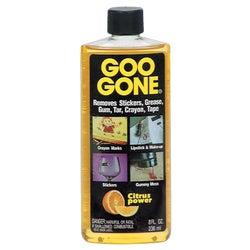 Item 615412, Goo and adhesive remover eliminates the toughest cleaning problems.