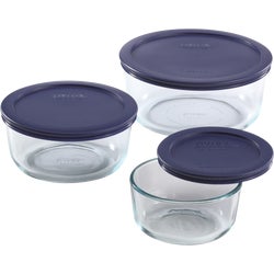 Item 615712, Durable high-quality tempered glass containers resist stains and do not 