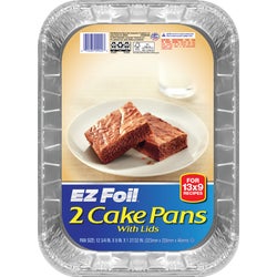 Item 616382, EZ Foil pan with cover has improved stack height due to better nesting.