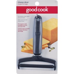 Item 616453, Classic cheese slicer has a stainless steel cutting wire that ensures a 