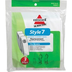 Item 617148, 1-ply Style 7 replacement vacuum bag.