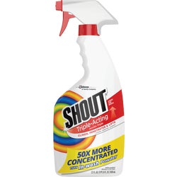 Item 617167, Shout formula stain remover combines the cleaning power of lemon with stain