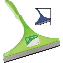 Item 617377, Smart Savers glass squeegee with sure grip handle.