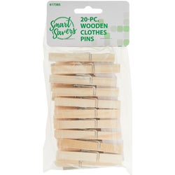 Item 617385, Durable wooden clothespins.