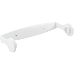 Item 617916, The Clarity Paper Towel Holder mounts to a wall or under a cabinet so your 