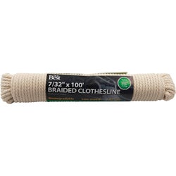 Item 618101, A durable, low stretch clothesline. Natural cotton fiber, biodegradable.